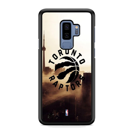 NBA Toronto Raptors City Close Up Samsung Galaxy S9 Plus Case-Rubber Black (2D Case)-Oxvistore