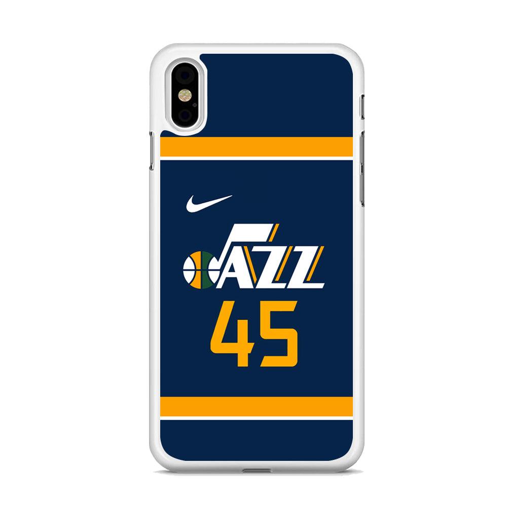 NBA Utah Jazz Jersey iPhone X Case-Oxvistore