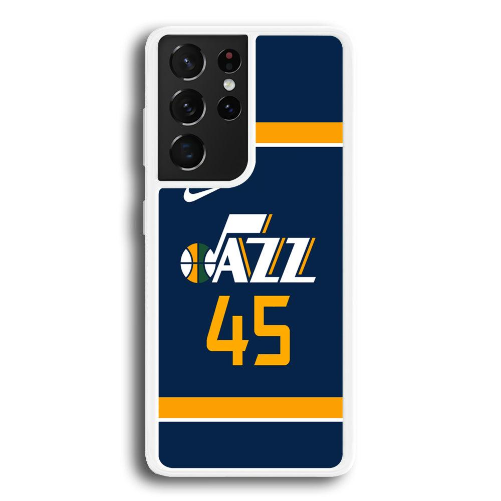 NBA Utah Jazz Jersey Samsung Galaxy S21 Ultra Case-Oxvistore