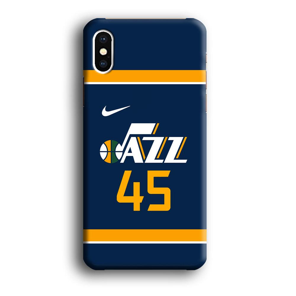 NBA Utah Jazz Jersey iPhone X Case-Oxvistore