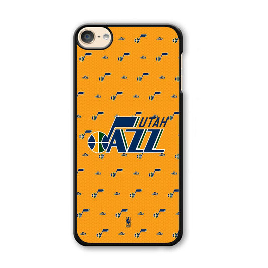 NBA Utah Jazz Orange Nest iPod Touch 6 Case-Plastic Black (2D Case)-Oxvistore