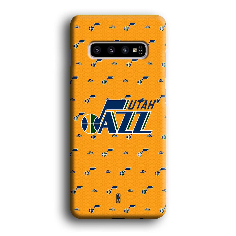 NBA Utah Jazz Orange Nest Samsung Galaxy S10 Plus Case-Oxvistore