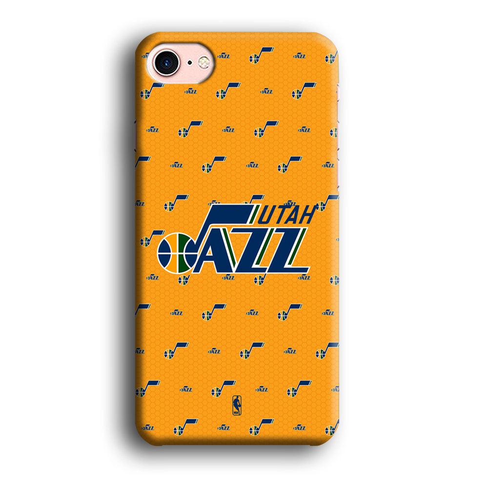 NBA Utah Jazz Orange Nest iPhone 8 Case-Oxvistore