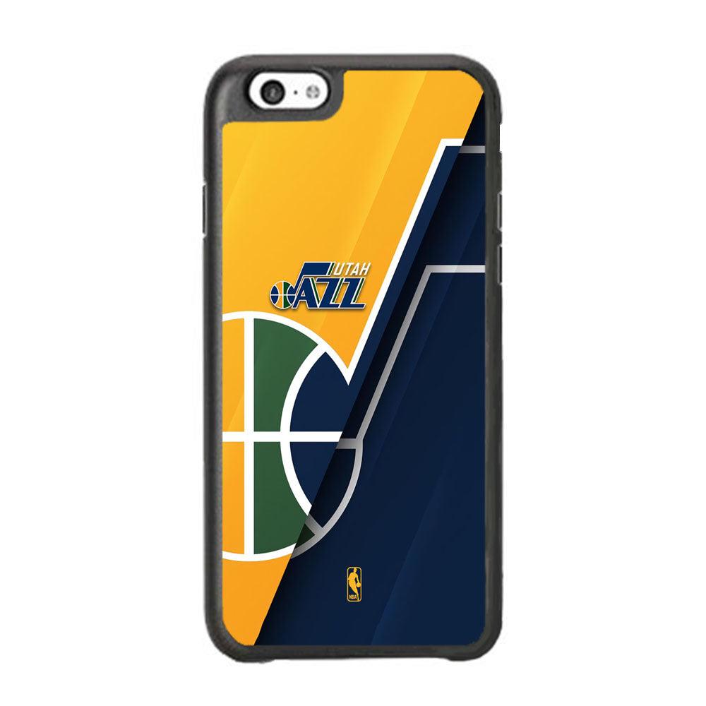 NBA Utah Jazz Tone of Pride iPhone 6 Plus | 6s Plus Case-Rubber Black (2D Case)-Oxvistore