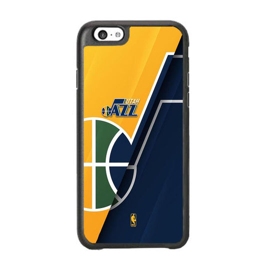 NBA Utah Jazz Tone of Pride iPhone 6 Plus | 6s Plus Case-Rubber Black (2D Case)-Oxvistore