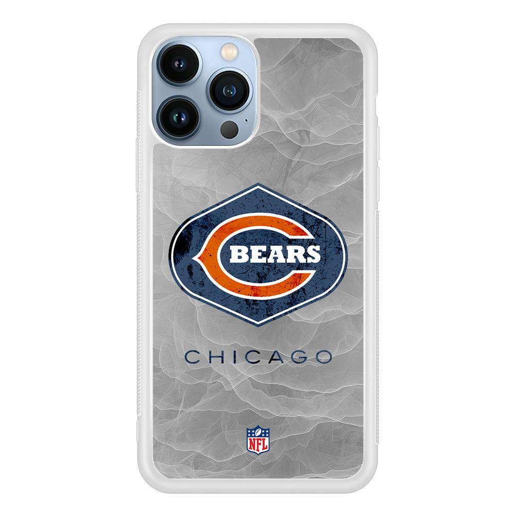 NFL Chicago Bears Smoke Wave iPhone 15 Pro Max Case-Oxvistore