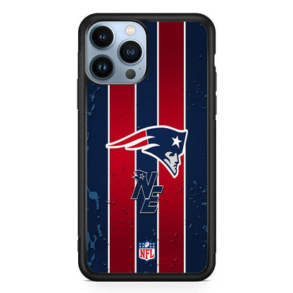 NFL New England Patriots Flag Line iPhone 15 Pro Max Case-Oxvistore