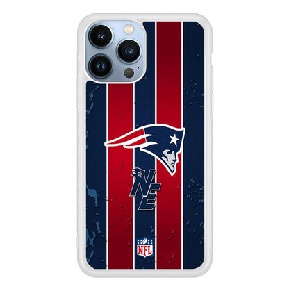 NFL New England Patriots Flag Line iPhone 15 Pro Case-Oxvistore