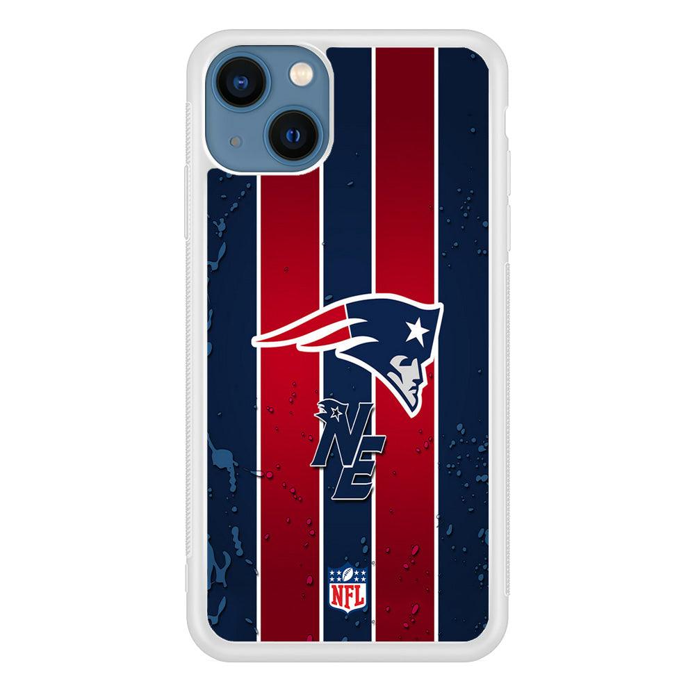 NFL New England Patriots Flag Line iPhone 15 Plus Case-Oxvistore