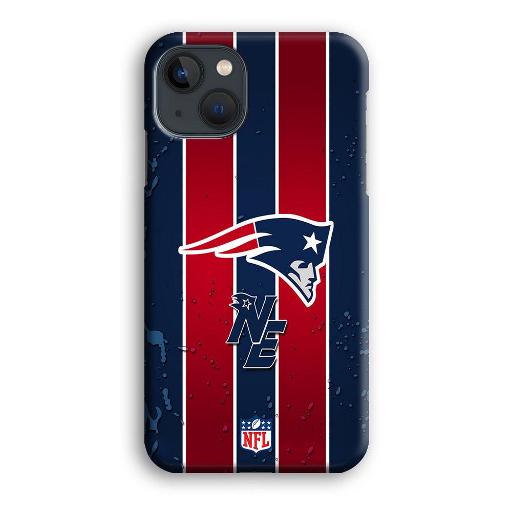 NFL New England Patriots Flag Line iPhone 15 Plus Case-Oxvistore