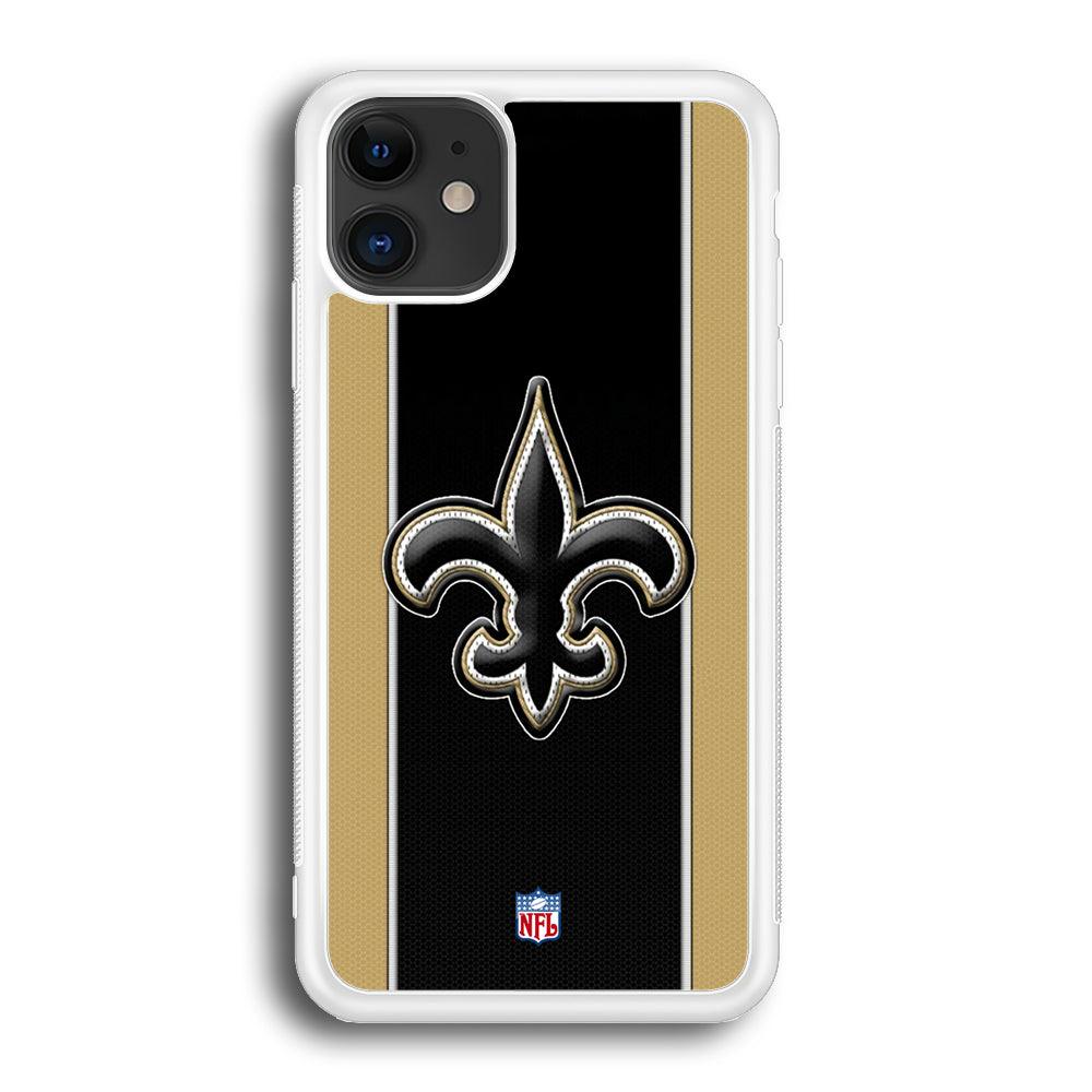 NFL New Orleans Saints Straight iPhone 12 Case-Oxvistore