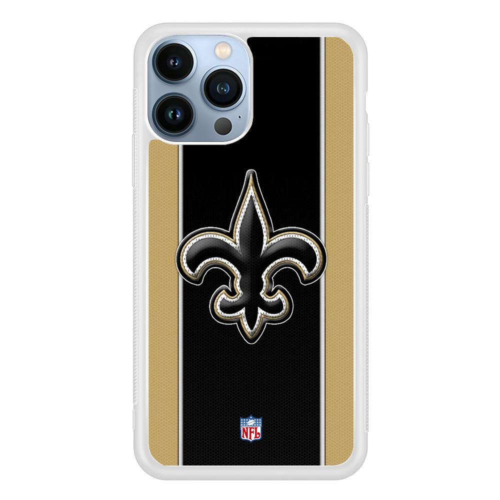 NFL New Orleans Saints Straight iPhone 15 Pro Max Case-Oxvistore