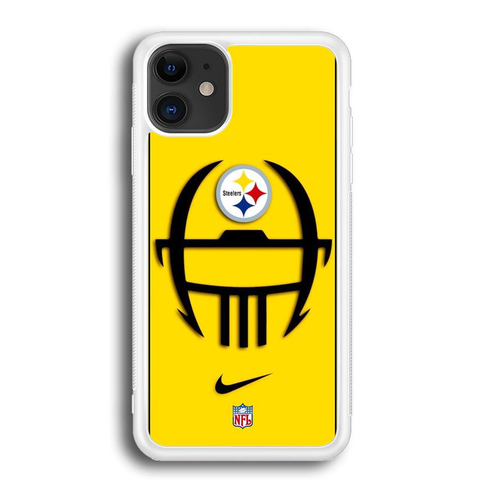 NFL Pittsburgh Steelers Ring of Face iPhone 12 Case-Oxvistore