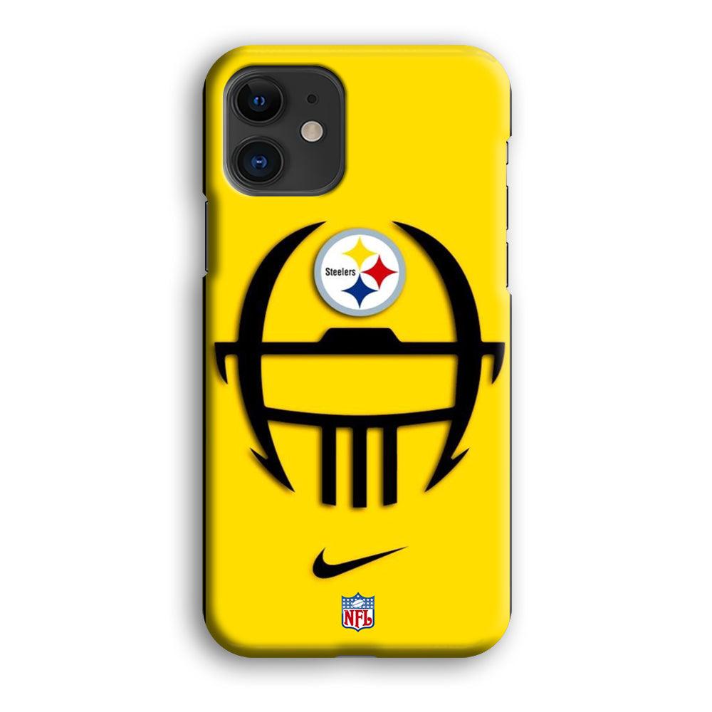 NFL Pittsburgh Steelers Ring of Face iPhone 12 Case-Oxvistore