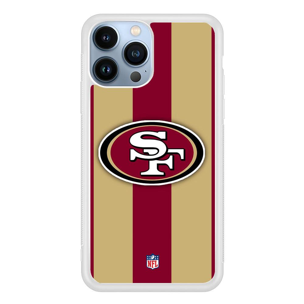 NFL San Francisco 49ers Dash in Maroon iPhone 15 Pro Max Case-Oxvistore