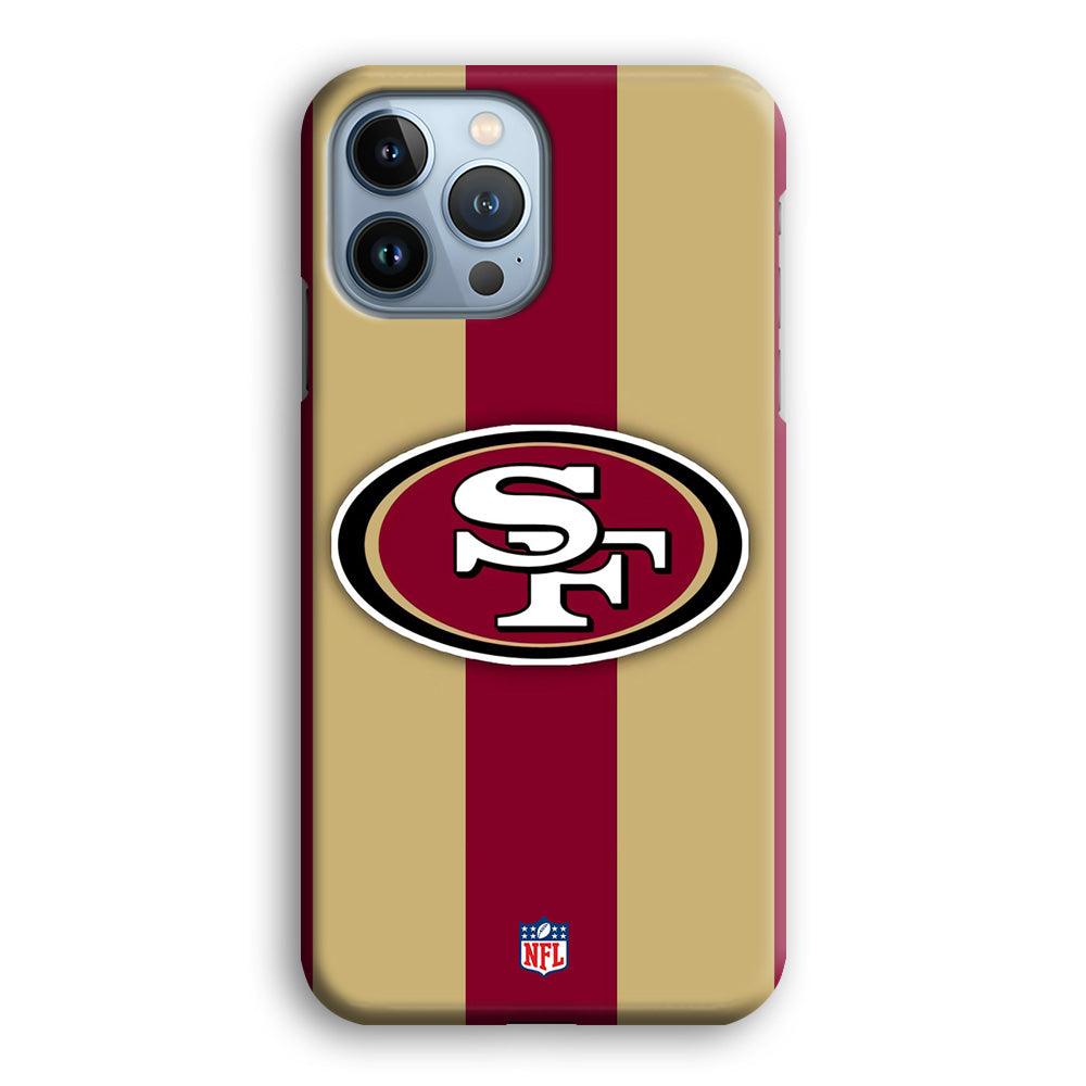 NFL San Francisco 49ers Dash in Maroon iPhone 15 Pro Case-Oxvistore