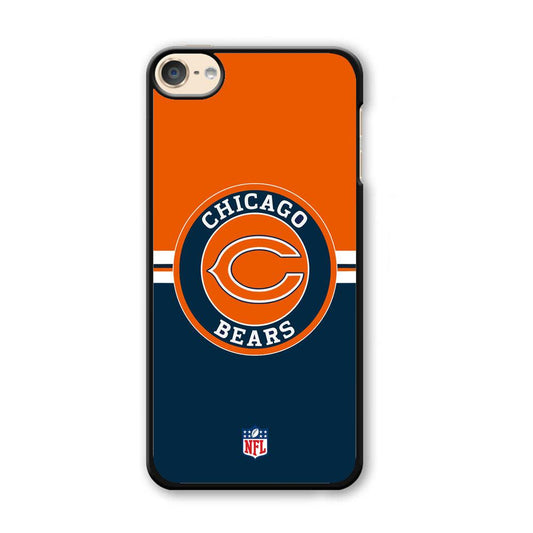 NFL Chicago Bears Circle Winner iPod Touch 6 Case-Plastic Black (2D Case)-Oxvistore
