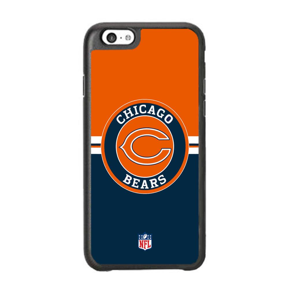 NFL Chicago Bears Circle Winner iPhone 6 Plus | 6s Plus Case-Rubber Black (2D Case)-Oxvistore