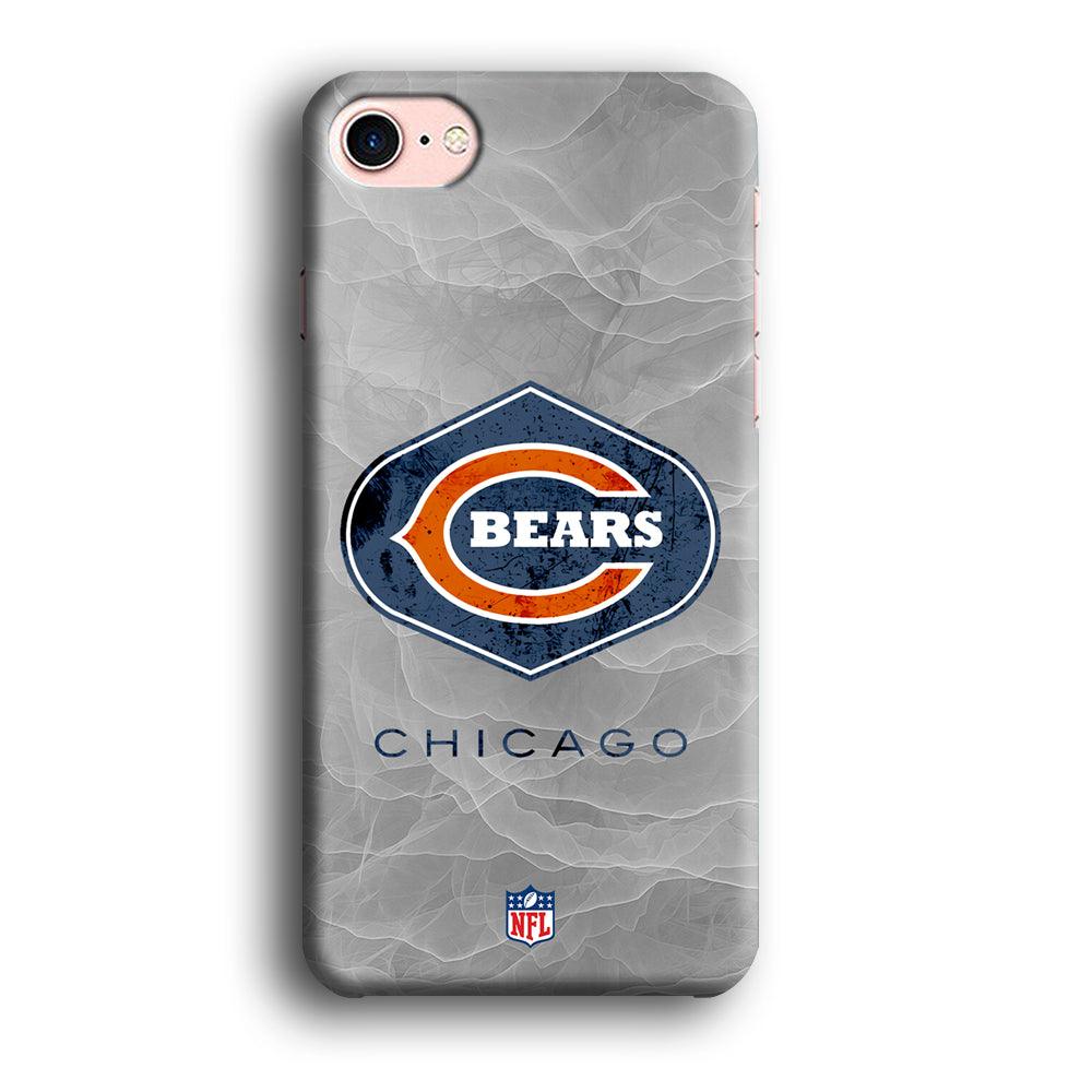 NFL Chicago Bears Smoke Wave iPhone 8 Case-Oxvistore