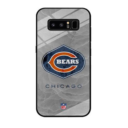 NFL Chicago Bears Smoke Wave Samsung Galaxy Note 8 Case-Oxvistore