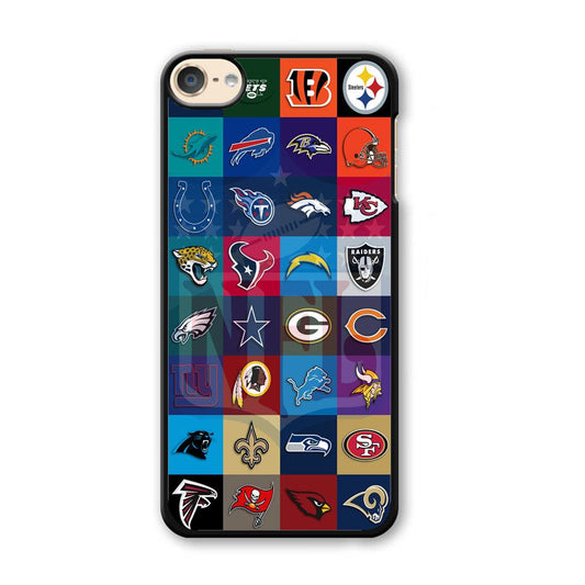 NFL Club of The Year iPod Touch 6 Case-Plastic White (2D Case)-Oxvistore