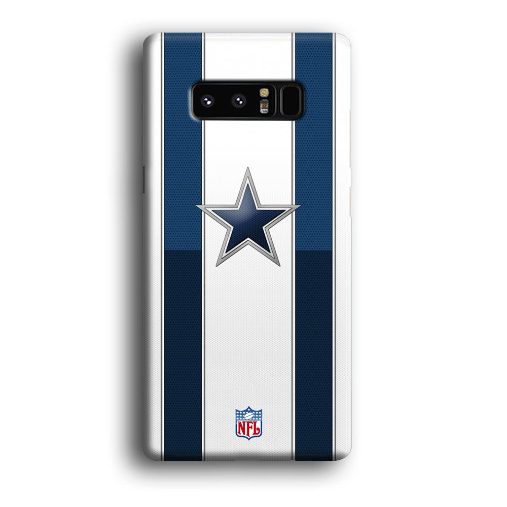 NFL Dallas Cowboys Light Glow Samsung Galaxy Note 8 Case-Oxvistore