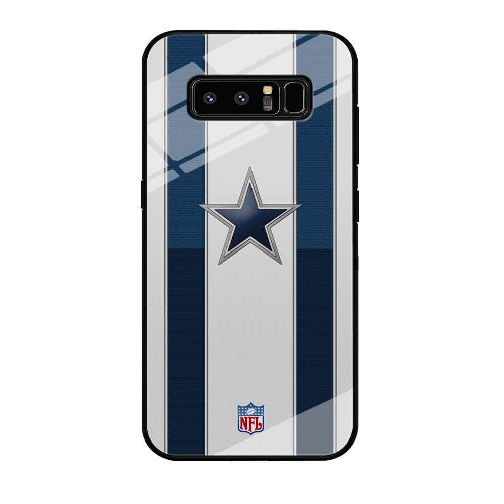 NFL Dallas Cowboys Light Glow Samsung Galaxy Note 8 Case-Oxvistore