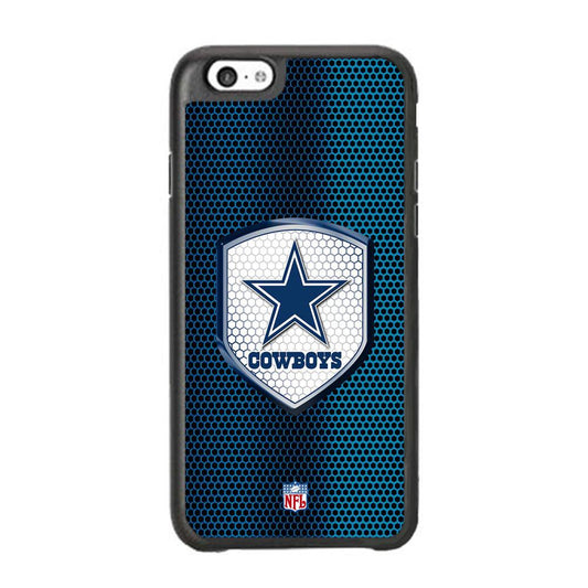 NFL Dallas Cowboys Shield Reflector iPhone 6 Plus | 6s Plus Case-Rubber Black (2D Case)-Oxvistore