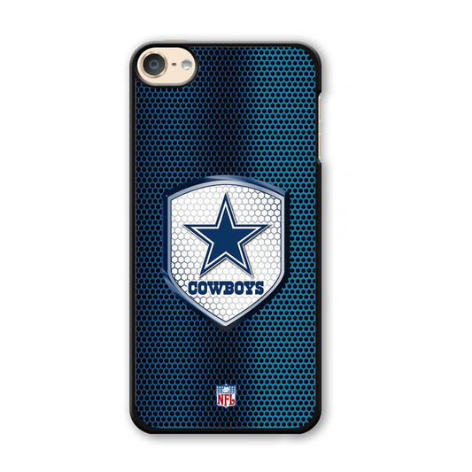 NFL Dallas Cowboys Shield Reflector iPod Touch 6 Case-Plastic Black (2D Case)-Oxvistore
