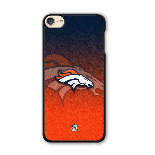 NFL Denver Broncos The Gradation Wall iPod Touch 6 Case-Plastic White (2D Case)-Oxvistore