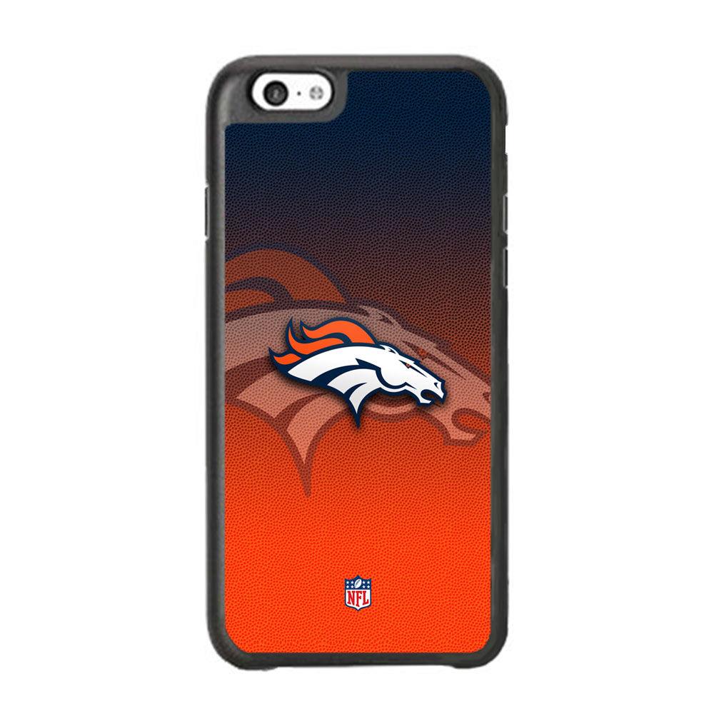 NFL Denver Broncos The Gradation Wall iPhone 6 Plus | 6s Plus Case-Rubber Black (2D Case)-Oxvistore