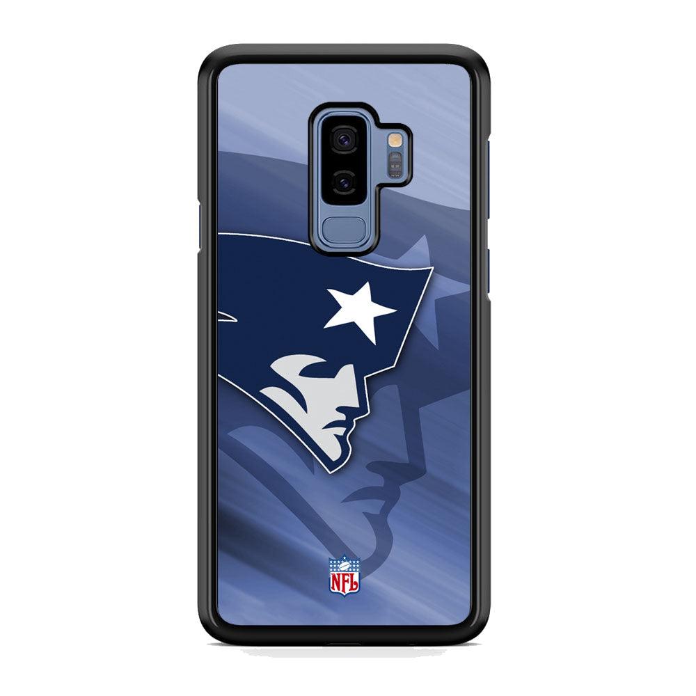 NFL New England Patriots Asterisk Ahead Samsung Galaxy S9 Plus Case-Rubber Black (2D Case)-Oxvistore