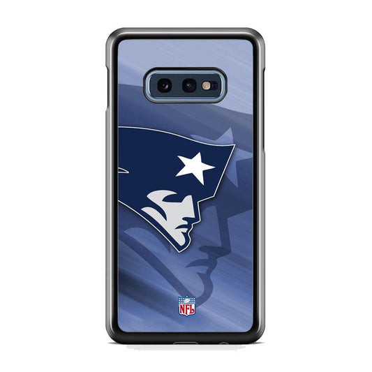 NFL New England Patriots Asterisk Ahead Samsung Galaxy S10E Case-Rubber Black (2D Case)-Oxvistore