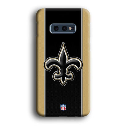 NFL New Orleans Saints Straight Samsung Galaxy S10E Case-Oxvistore