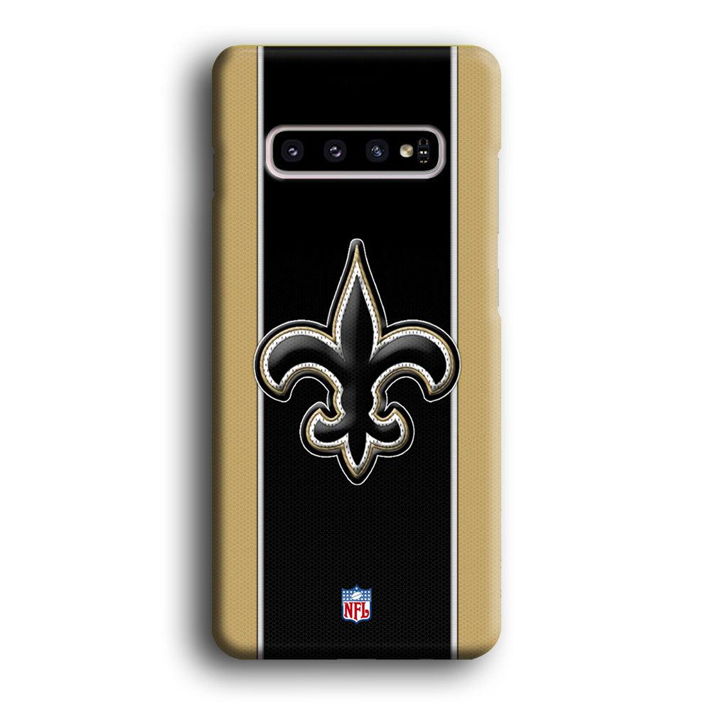 NFL New Orleans Saints Straight Samsung Galaxy S10 Plus Case-Oxvistore