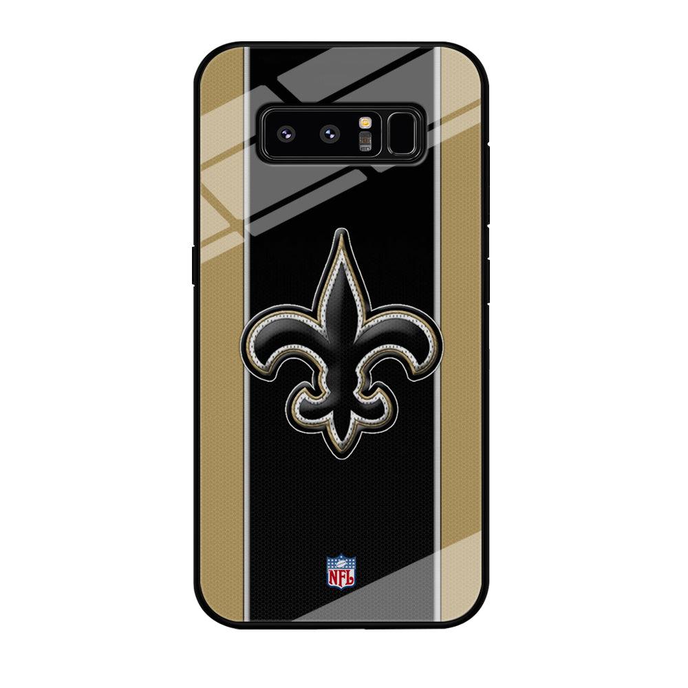 NFL New Orleans Saints Straight Samsung Galaxy Note 8 Case-Oxvistore