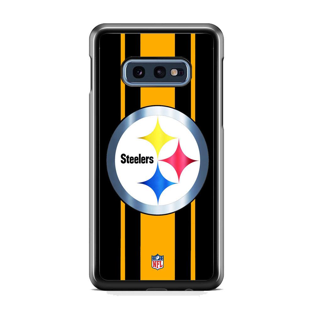 NFL Pittsburgh Steelers Platinum Samsung Galaxy S10E Case-Oxvistore