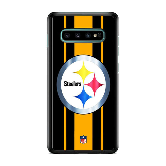 NFL Pittsburgh Steelers Platinum Samsung Galaxy S10 Plus Case-Oxvistore