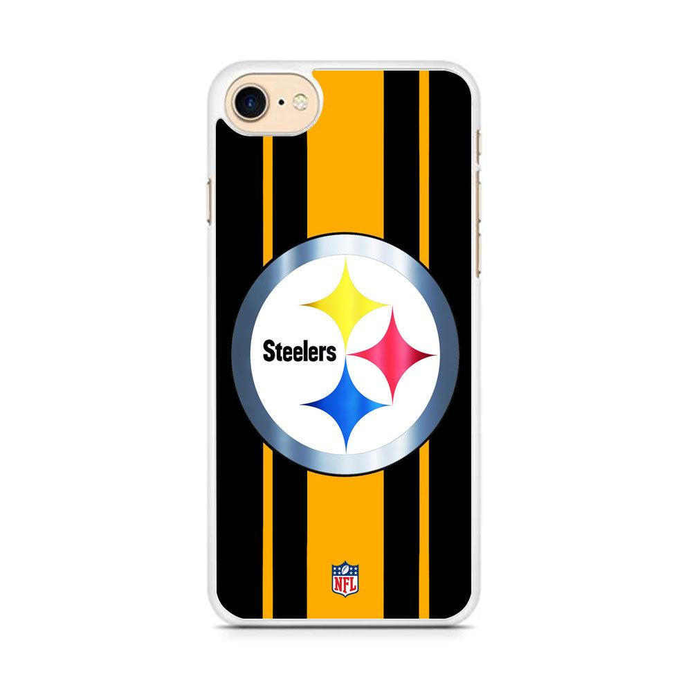 NFL Pittsburgh Steelers Platinum iPhone 8 Case-Oxvistore