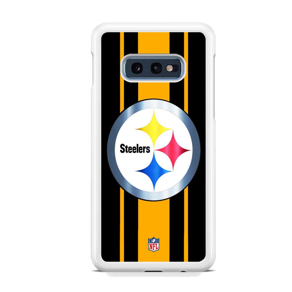 NFL Pittsburgh Steelers Platinum Samsung Galaxy S10E Case-Oxvistore