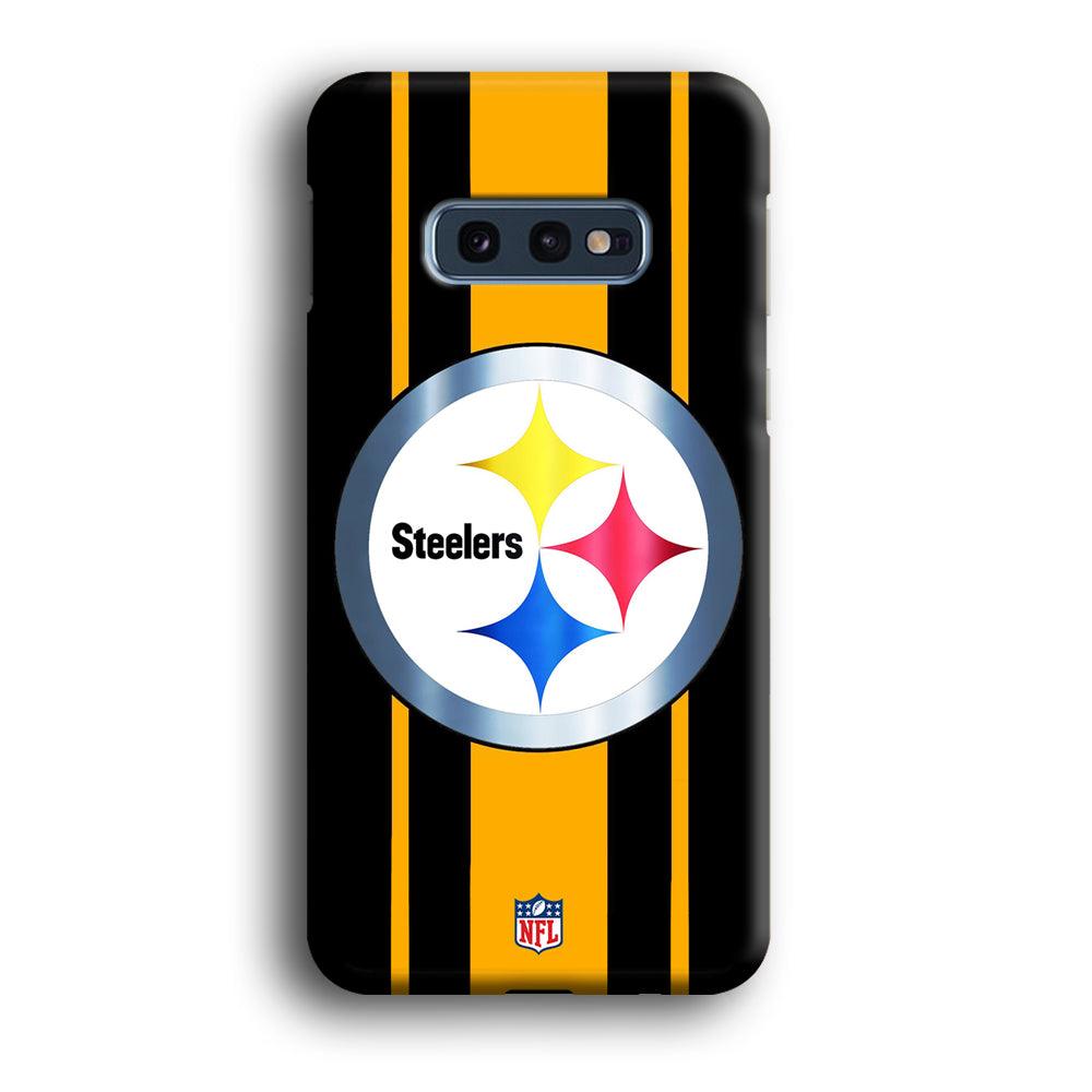 NFL Pittsburgh Steelers Platinum Samsung Galaxy S10E Case-Oxvistore