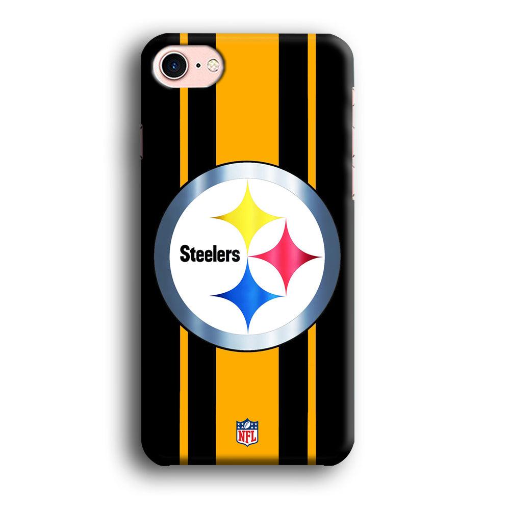 NFL Pittsburgh Steelers Platinum iPhone 8 Case-Oxvistore