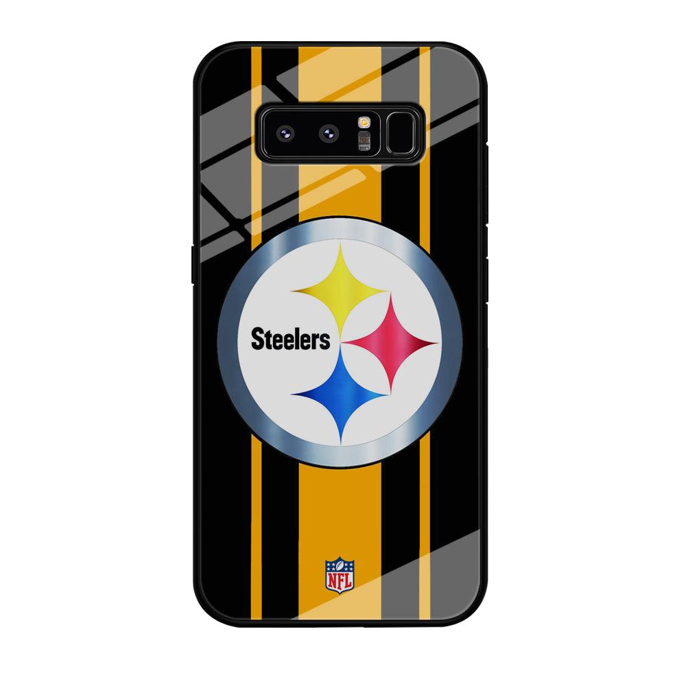 NFL Pittsburgh Steelers Platinum Samsung Galaxy Note 8 Case-Oxvistore