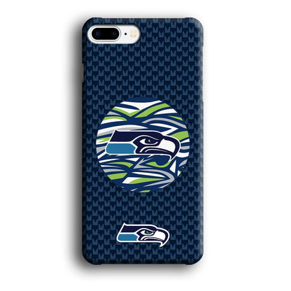 NFL Seattle Seahawks Pattern Banner iPhone 8 Plus Case-Oxvistore