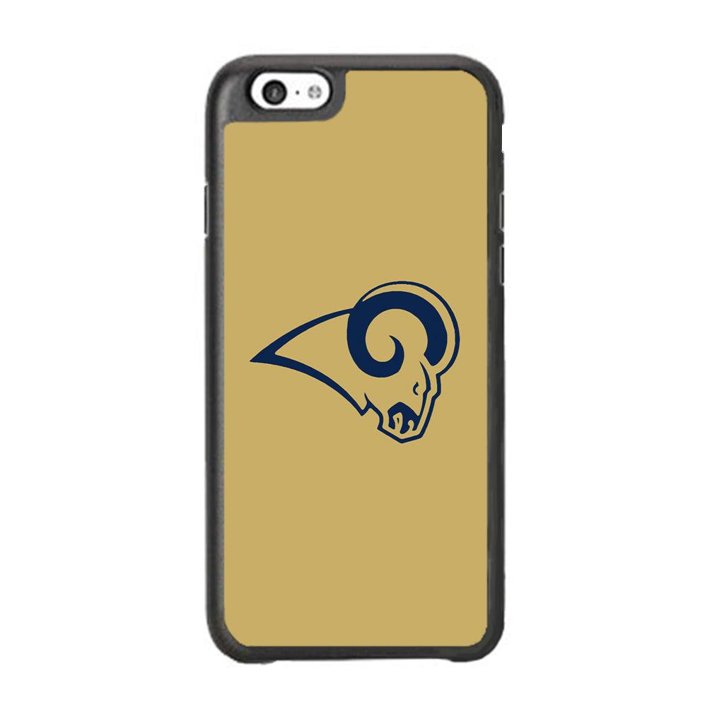 NFL St Louis Rams 1995 iPhone 6 Plus | 6s Plus Case-Rubber Black (2D Case)-Oxvistore