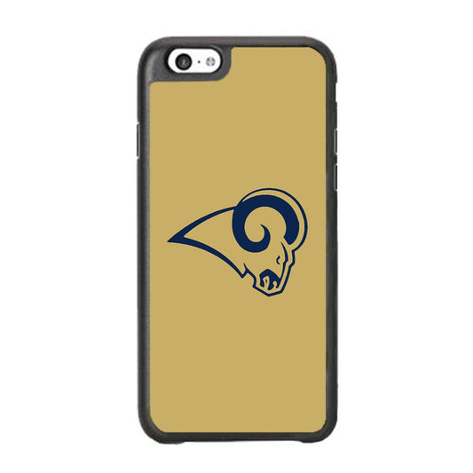 NFL St Louis Rams 1995 iPhone 6 Plus | 6s Plus Case-Rubber Black (2D Case)-Oxvistore