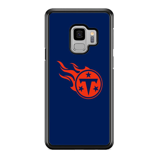 NFL Tennessee Titans 1999 Samsung Galaxy S9 Case-Rubber White (2D Case)-Oxvistore