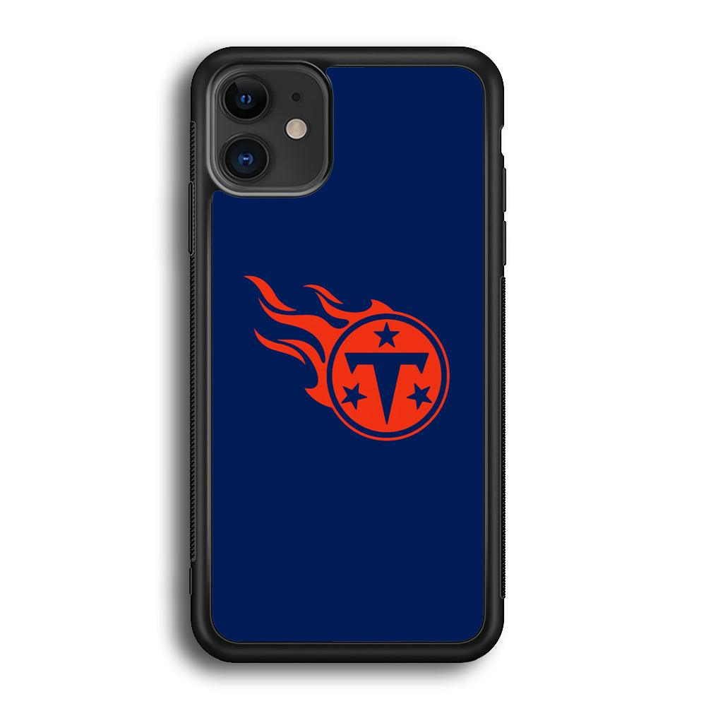 NFL Tennessee Titans 1999 iPhone 12 Case-Rubber Black (2D Case)-Oxvistore