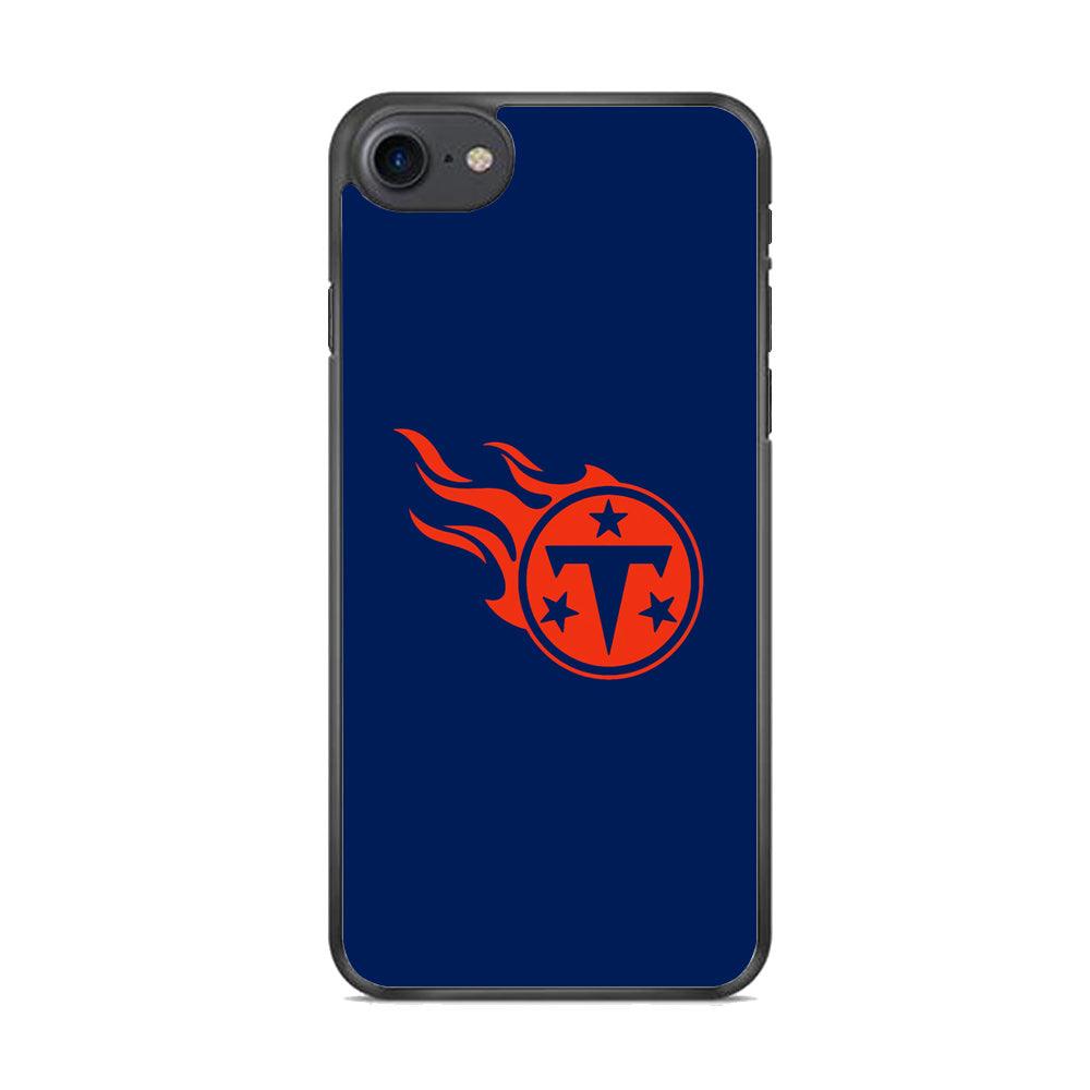 NFL Tennessee Titans 1999 iPhone 7 Case-Rubber White (2D Case)-Oxvistore