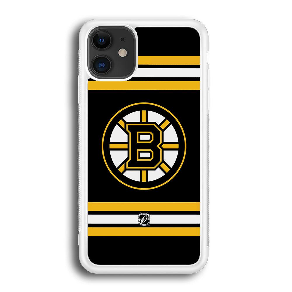 NHL Boston Bruins Circular Logo iPhone 12 Case-Oxvistore